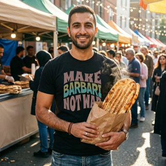 Barbari statt Krieg | Naan-e-Barbari T-Shirt
