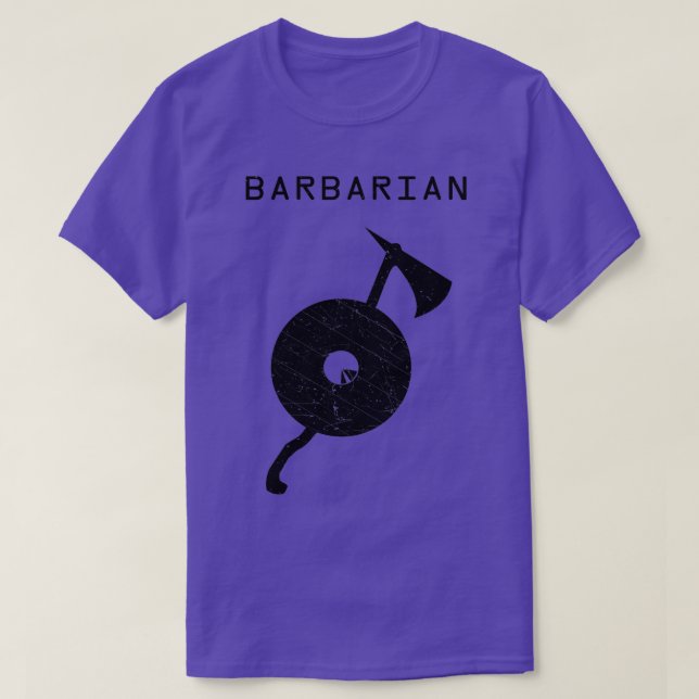 Barbarian Dark on Light T-Shirt (Design vorne)