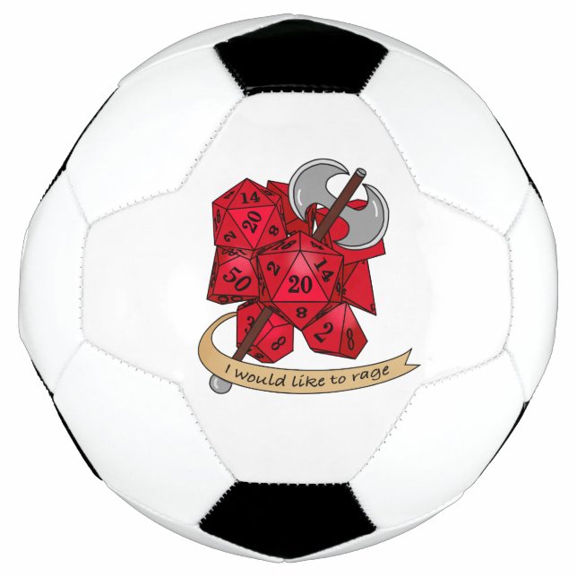 Barbarian Dice Design Fußball (Vorderseite)
