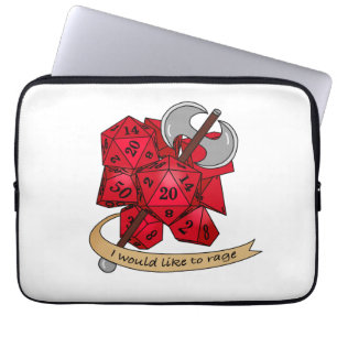 Barbarian Dice Design Laptopschutzhülle