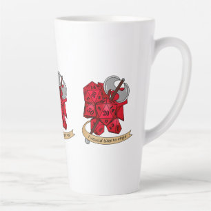 Barbarian Dice Design Milchtasse