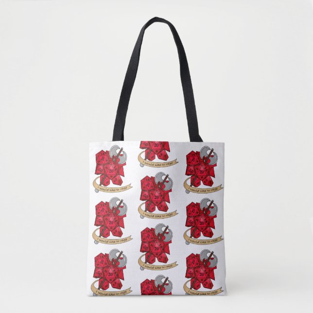 Barbarian Dice Design Tasche (Vorderseite)