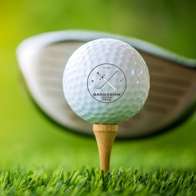 Barbarian Golfing Golfball (Von Creator hochgeladen)
