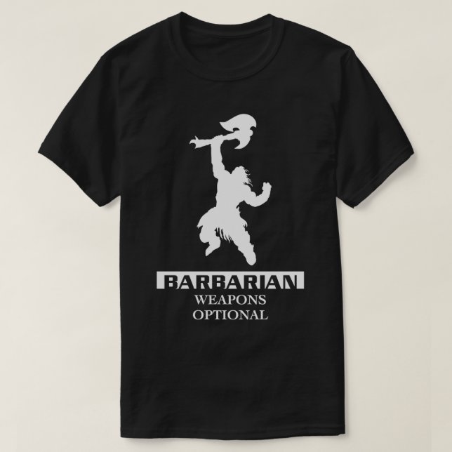 Barbarian Inverted T-Shirt (Design vorne)