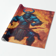 Barbarian King Wrapping Paper