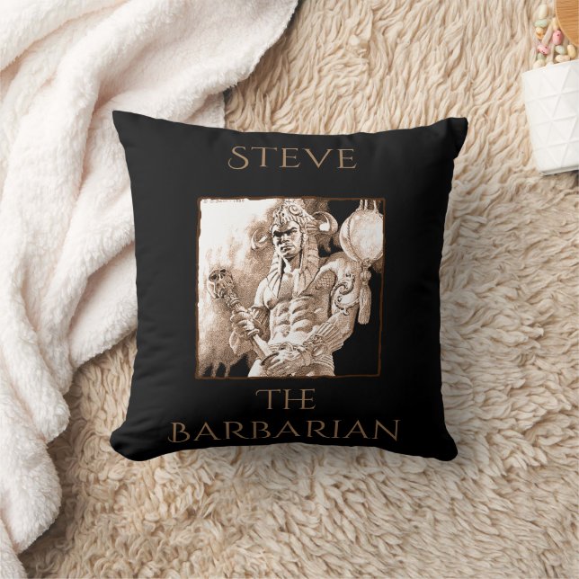 Barbarian Warrior Personalisiert Kissen (Decke)