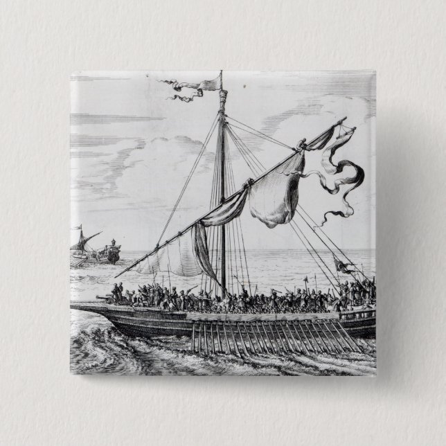 Barbary-Galeeren Button (Vorderseite)