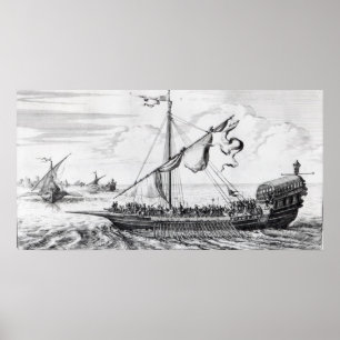 Barbary-Galeeren Poster