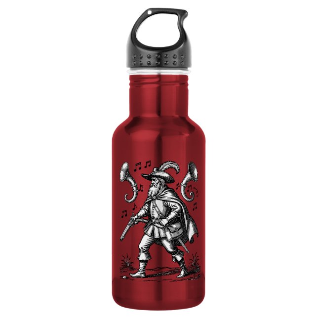 Barbatos Echos der Jagd Edelstahlflasche (Vorderseite)