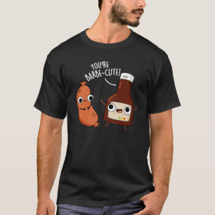 Barbe-niedlich Funny Barbecue Pun Dark BG T-Shirt