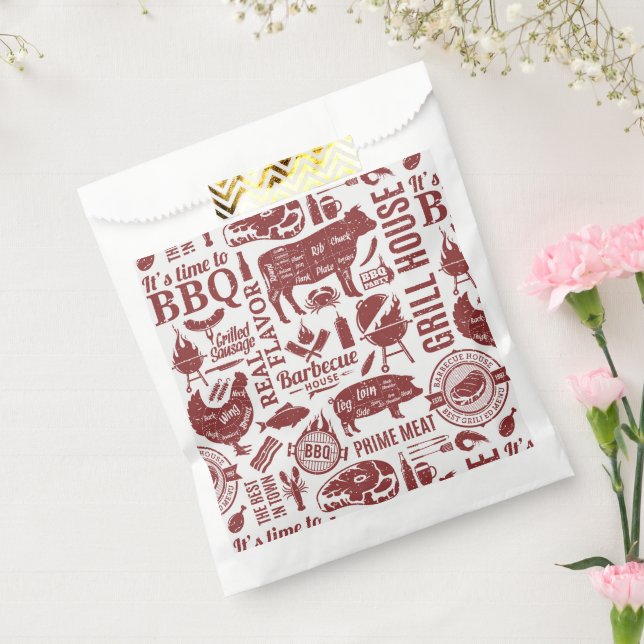 Barbecue Bbq Grilling Geschenktütchen (Versiegelt)