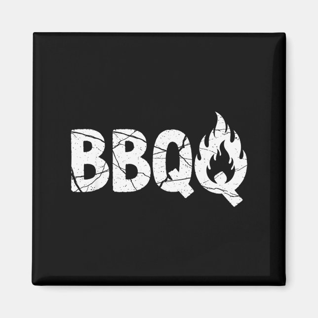 Barbecue Bbq Joke Gift For Grill Timer Smoker Camn Magnet (Vorne)