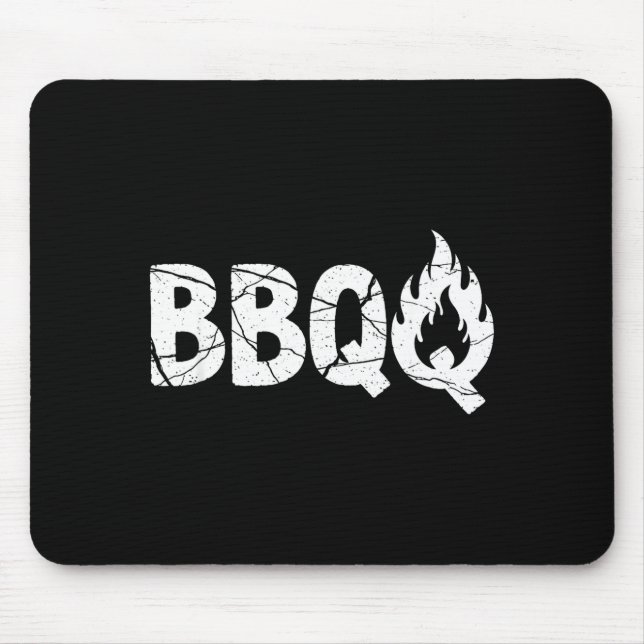 Barbecue Bbq Joke Gift For Grill Timer Smoker Camn Mousepad (Vorne)