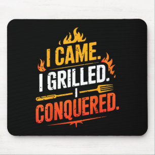 Barbecue bbq Witz Grill Pit Meisterkoch Smoker Vat Mousepad