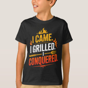 Barbecue BBQ-Witz Grill Pitmaster Koch Räuchergerä T-Shirt
