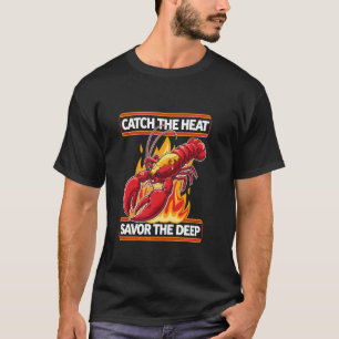 Barbecue Catch the Heat Räuchernde Foodies Grillen T-Shirt