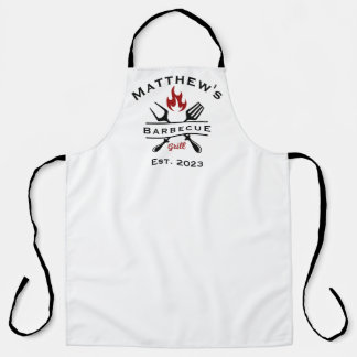 Barbecue & Grill Personalisiert Schürze Männer