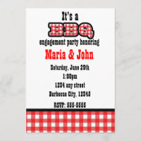 Barbecue GRILLEN Gingham Summer Country Party