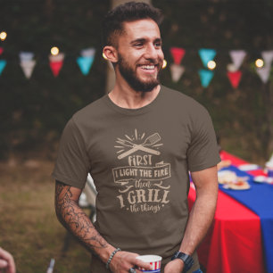 Barbecue GRILLEN Grilling Cooking Vathers Day Vate T-Shirt