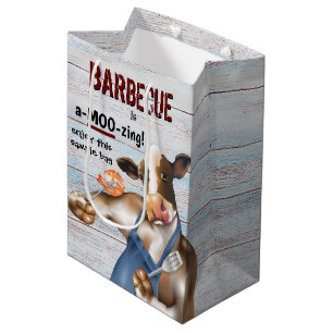 Barbecue-Grillfest-Rindfleisch-Garnelen-Grill Mittlere Geschenktüte