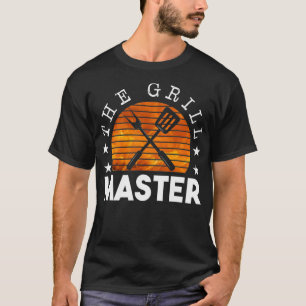 Barbecue Grillvater Der Grillmeister BBQGrillen T-Shirt