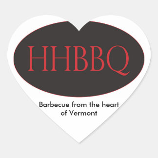 Barbecue HHBBQ du Coeur des Stickers Vermont