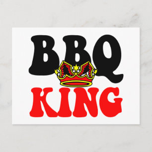 Barbecue King Postkarte