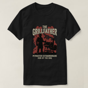 Barbecue-Meister Grillfather Grillpapa Geschenke T-Shirt