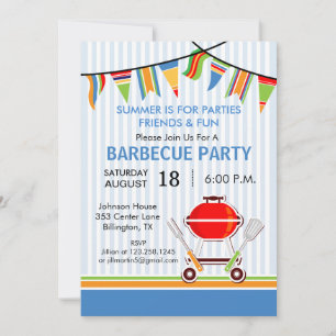 Barbecue-Party-Einladung Einladung