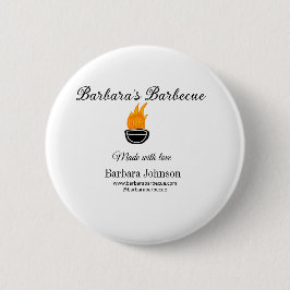 Barbecue Restaurant Küche Social Media Website Button