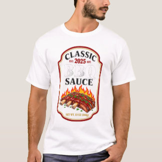 Barbecue-Sauce Halloween-Familien-Design T-Shirt