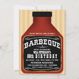 Barbecue-Sauce-Party-Einladungen Einladung