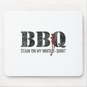Barbecue-Stein auf meinem Weißen _3 Mousepad