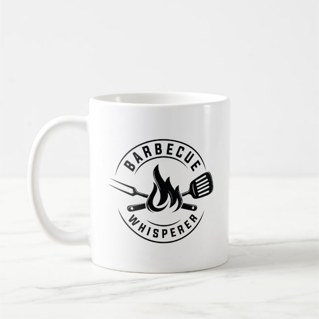 Barbecue Whisperer Kaffeetasse (Links)