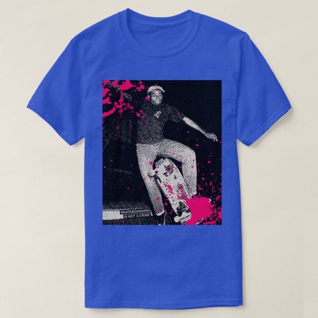 Barbee Skateboarding ist keine Crime Old School T-Shirt (Design vorne)