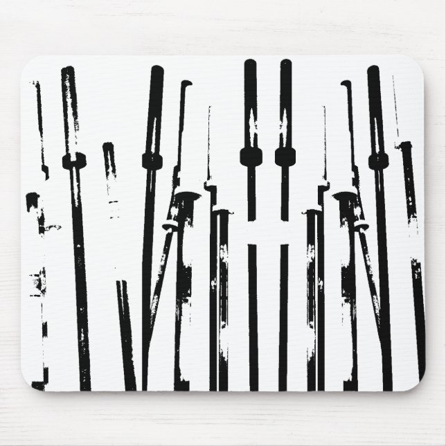Barbell Forrest Mouse Pad Mousepad (Vorne)