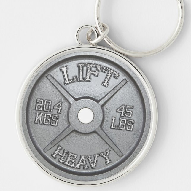 Barbell Plate - Heavy Lift Schlüsselanhänger (Vorne)