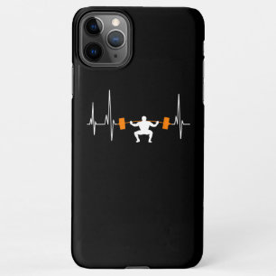 Barbell Weightfting Heartbeat Bodybuilding Cool iPhone 11Pro Max Hülle
