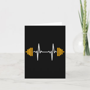 Barbell Weightlift Heartbeat Shirt - Bodybuildi Karte