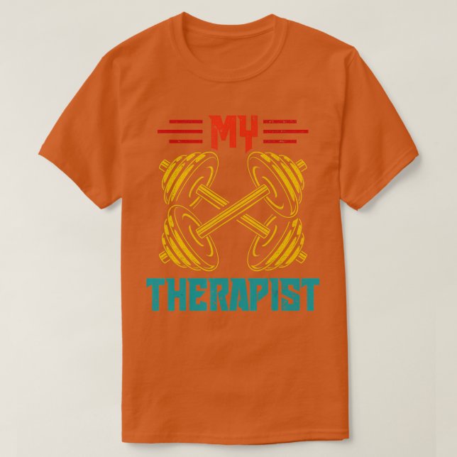 Barbells Bodybuilding Weightlift W T-Shirt (Design vorne)
