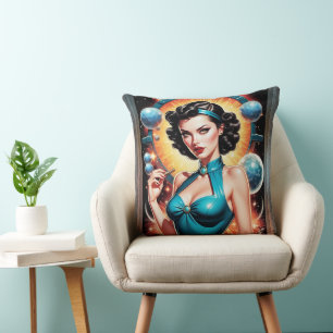 Barbenheimer Retro Fusion Atomzeitfashion Kissen