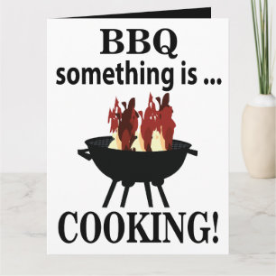 Barbeque Cook Koch Funny Grillen Gruß Karte