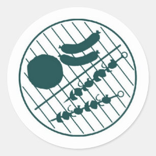 Barbeque Grill Sticker