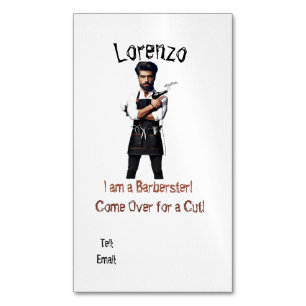 Barber Business Card Magnetische Visitenkarte