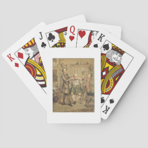 Barber, c.1760-69 (Erdöl auf Leinwand) Spielkarten