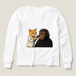 Barber Cat & Chill Gorilla Sticker
