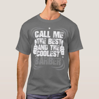 Barber Cool Haar Friseur Schere Funny Geschenk T-Shirt