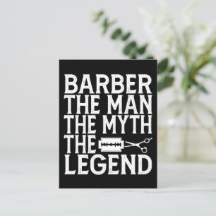 Barber Der Mann 2024 Postkarte