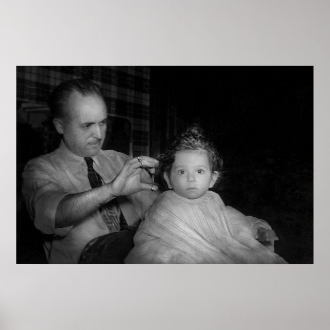 Barber - Erster Haarschnitt Poster (Vorne)