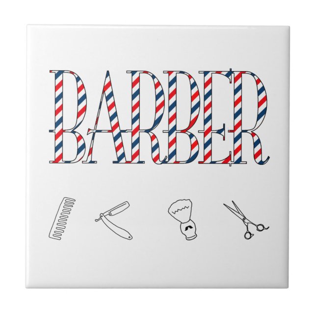 Barber Fliese (Vorderseite)